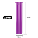 92mm Purple Pop Top Pre Roll Child Resistant Tubes - OPEN LID (675 qty.) - Dragon Chewer