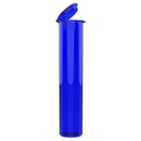92mm Translucent Blue Pop Top Pre Roll Child Resistant Tubes - (700 qty.) - Dragon Chewer