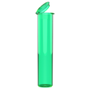 92mm Translucent Green Pop Top Pre Roll Child Resistant Tubes - (700 qty.) - Dragon Chewer