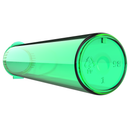 92mm Translucent Green Pop Top Pre Roll Child Resistant Tubes - (700 qty.) - Dragon Chewer