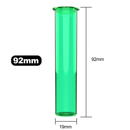 92mm Translucent Green Pop Top Pre Roll Child Resistant Tubes - (700 qty.) - Dragon Chewer