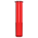 92mm Translucent Red Pop Top Pre Roll Child Resistant Tubes - (700 qty.) - Dragon Chewer