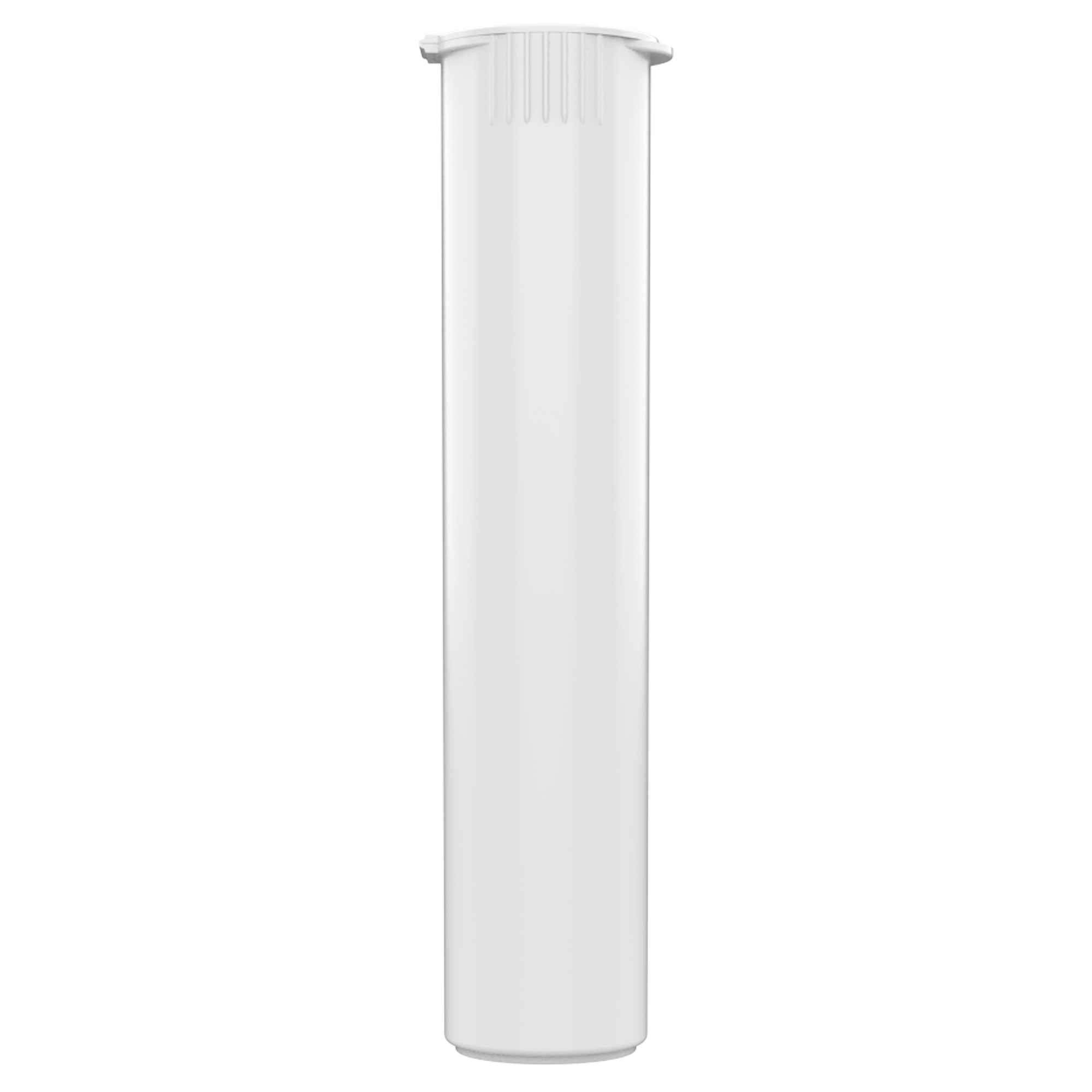 92mm White Pop Top Pre Roll Child Resistant Tubes -  OPEN LID (675 qty.) - Dragon Chewer