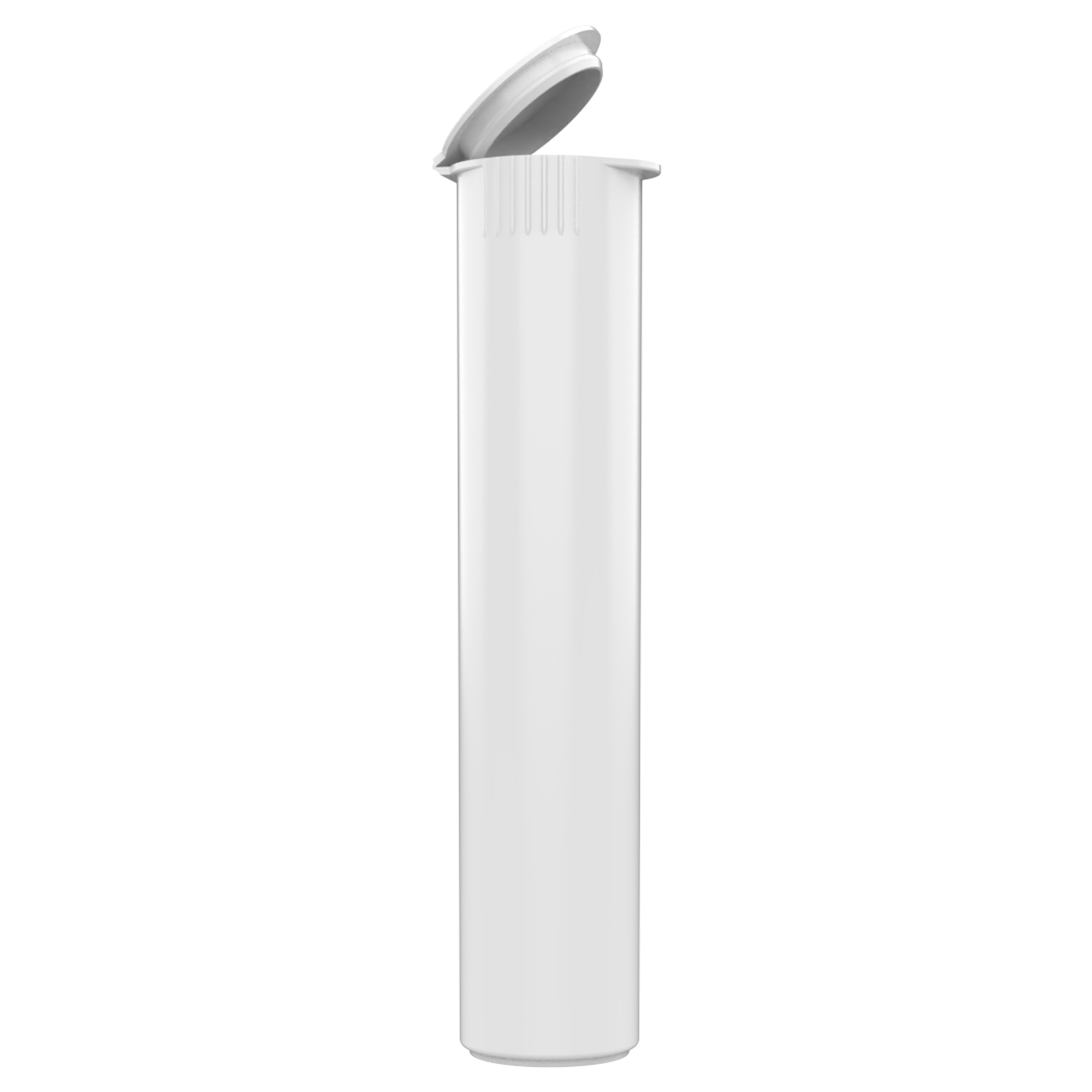 92mm White Pop Top Pre Roll Child Resistant Tubes - (700 qty.)