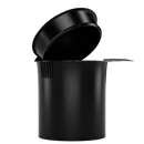 Black 6 dram latch top pop top child resistant container bottle vial 8 4 dr wholesale packaging smell proof supplies dragon chewer template die diagram size bulk 1 gram 1g CR squeeze top airtight highlock HL vial bottle