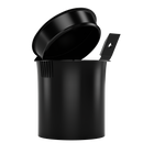 Black 6 dram latch top pop top child resistant container bottle vial 8 4 dr wholesale packaging smell proof supplies dragon chewer template die diagram size bulk 1 gram 1g CR squeeze top airtight highlock HL nearby near me vial bottle small