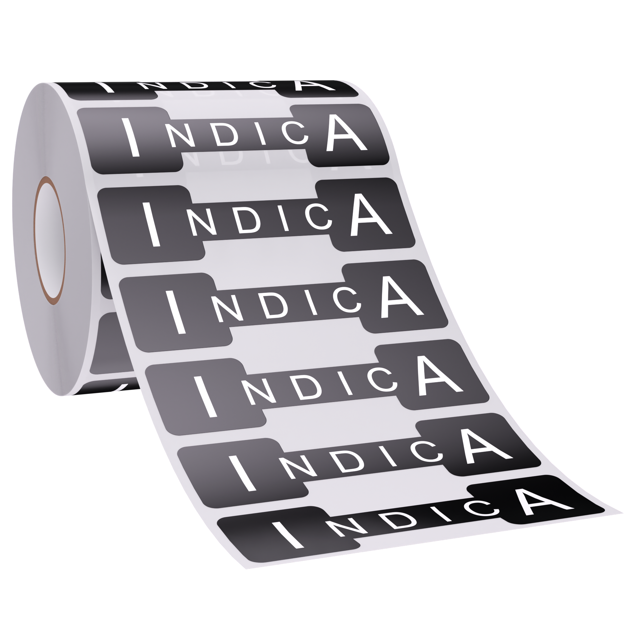 Black Tamper Evident Universal Marijuana Strain Labels - Indica (1,000 qty.)