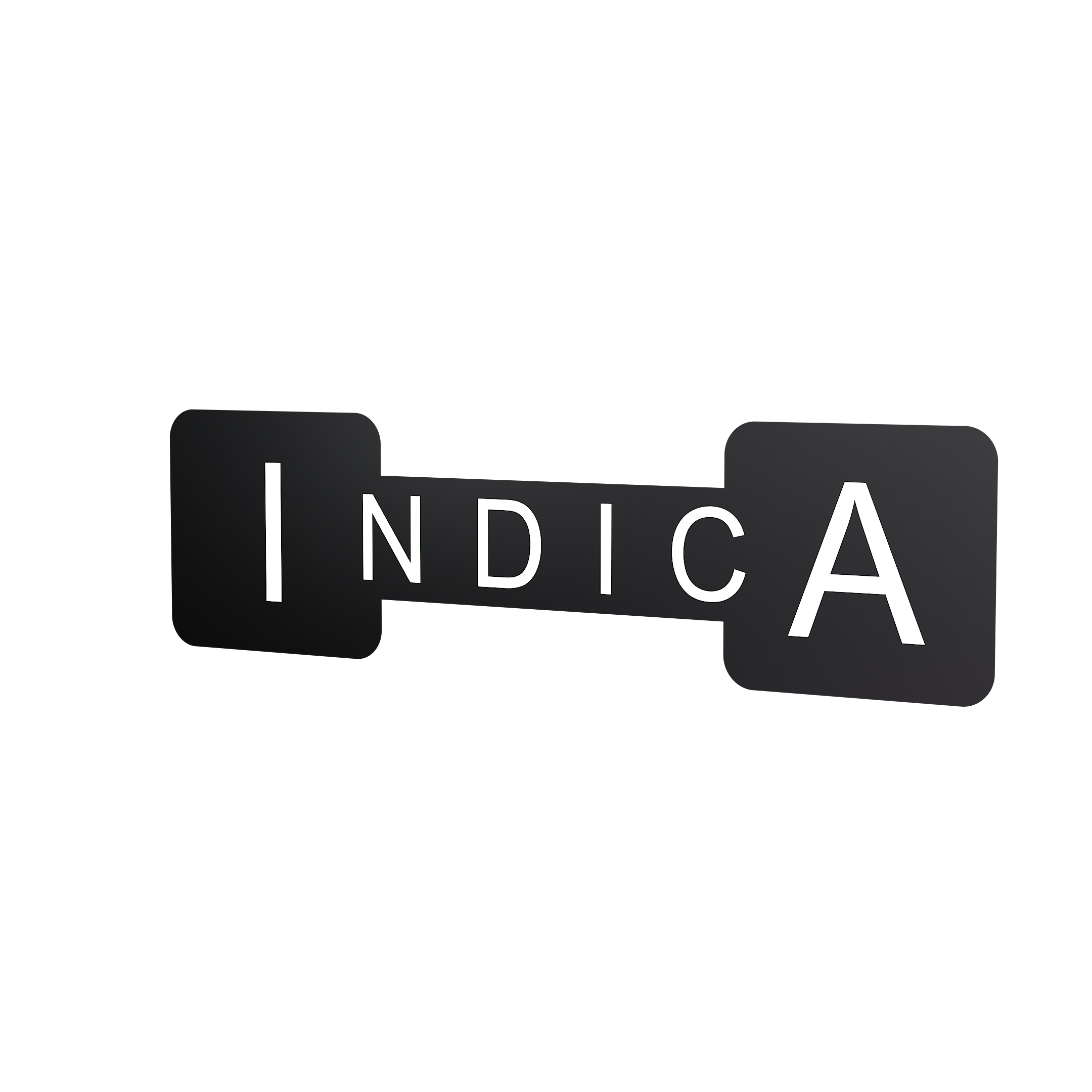 Black Tamper Evident Universal Marijuana Strain Labels - Indica (1,000 qty.)