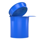 Blue 6 dram latch top pop top child resistant container bottle vial 8 4 dr wholesale packaging smell proof supplies dragon chewer template die diagram size bulk 1 gram 1g CR squeeze top airtight highlock HL vial bottle