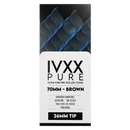 Brown 70mm IVXX bulk pre rolled cones wholesale high quality slow burning tested certified raw papers rolling hand crafted pre-rolled premium best nearby near me dragon chewer 1 gram smooth free shipping dog walker joints unbleached natural