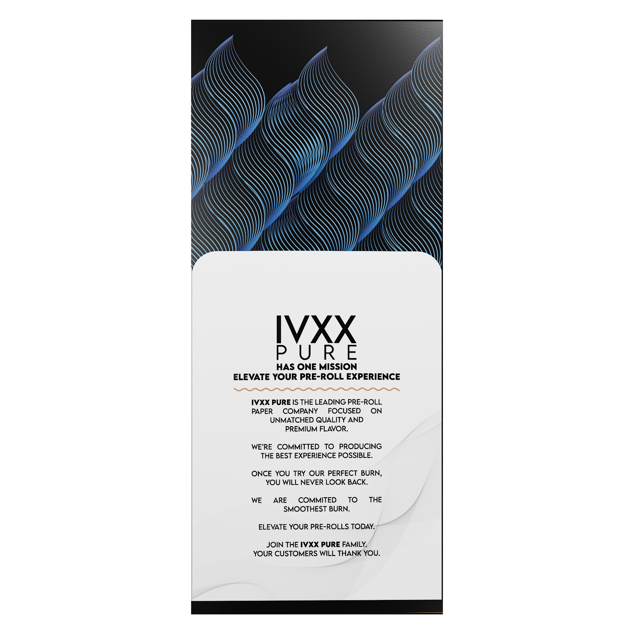 Brown 70mm IVXX bulk pre rolled cones wholesale high quality slow burning tested certified raw papers rolling hand crafted pre-rolled premium best nearby near me dragon chewer 1 gram smooth free shipping dog walker smoke shop supplies  natural