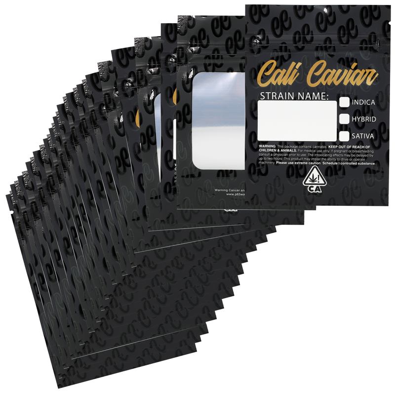 caviar locker 3.5 3.5g gram 8th 1/8 1/8th th custom designer printed mylar smell proof cali wholesale bulk designer baggies luxury design template with labels
