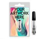 Cart Card V2 Cartridge Container Premium Custom Labels (2,500 qty.) - Dragon Chewer