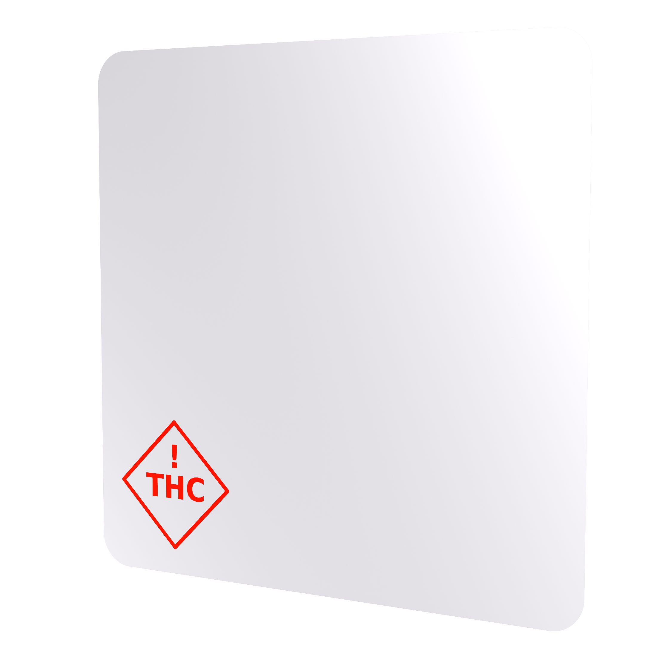 2" x 2" Colorado & Florida Thermal Recreational THC Universal Symbol Labels - BioTrack / Greenbits Portrait (750 qty.)