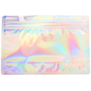 Medium 9 x 6 CR Exit Bags Gloss Holographic Mylar Bags - Child Resistant - (1,200 qty.) - Dragon Chewer
