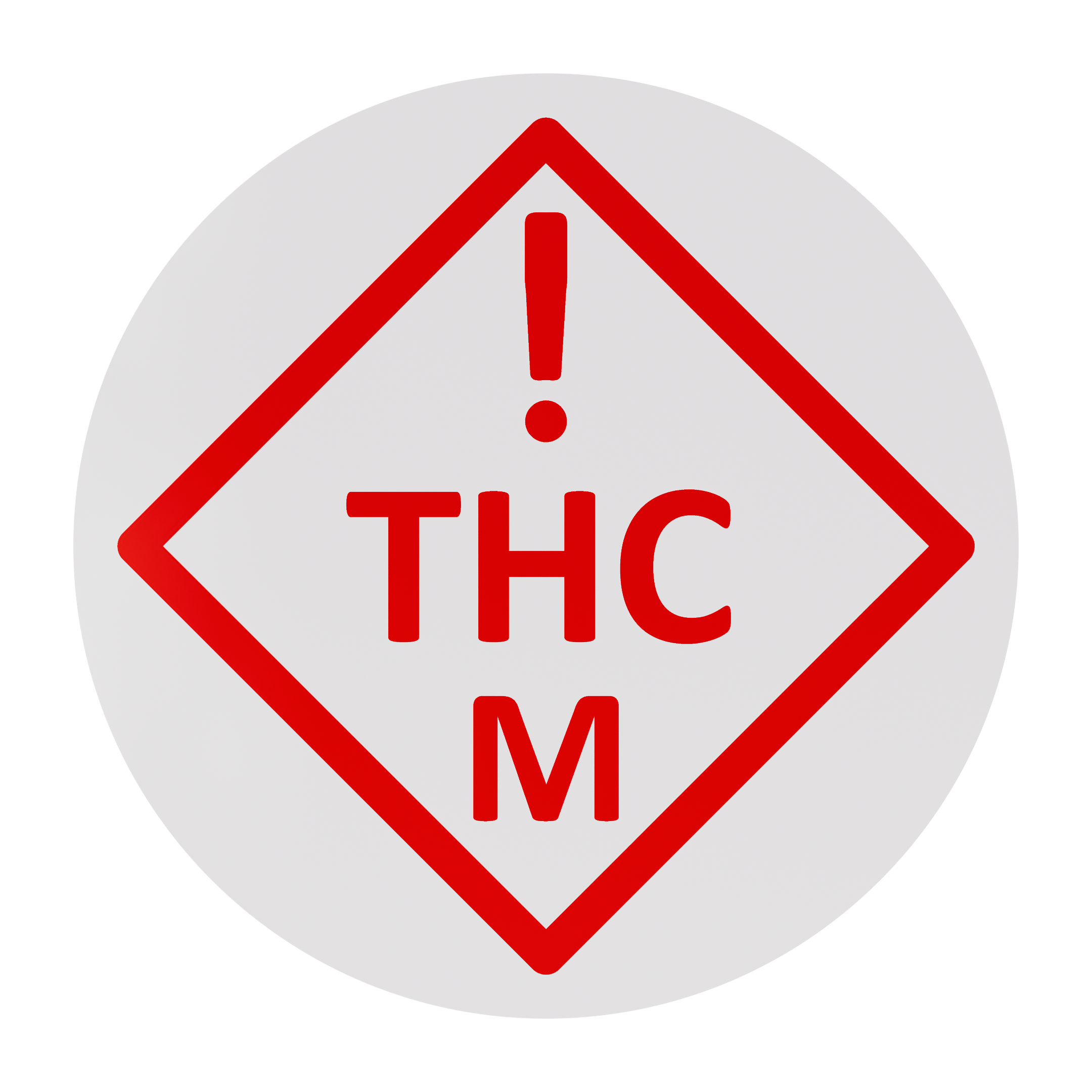 Colorado & Florida .5" Medical THC Universal Marijuana Symbol (1,000 qty.)