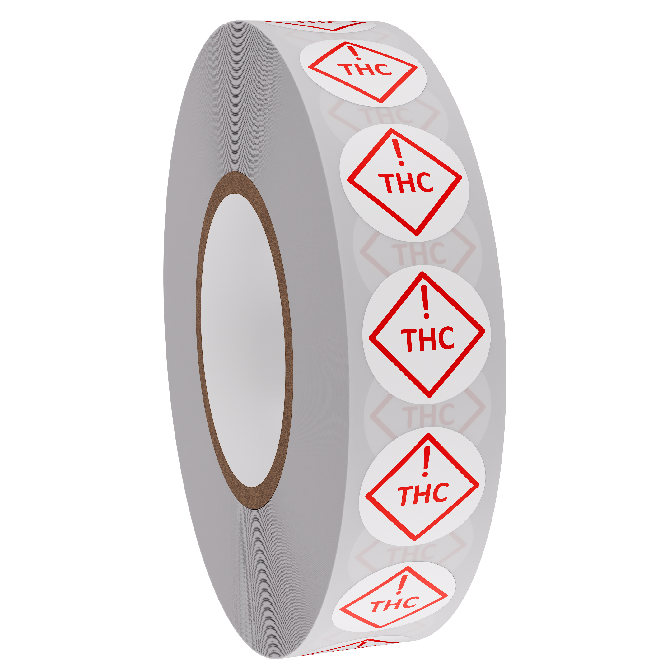 Colorado, Florida & New Mexico .65" Recreational THC Universal Marijuana Symbol (1,000 qty.)