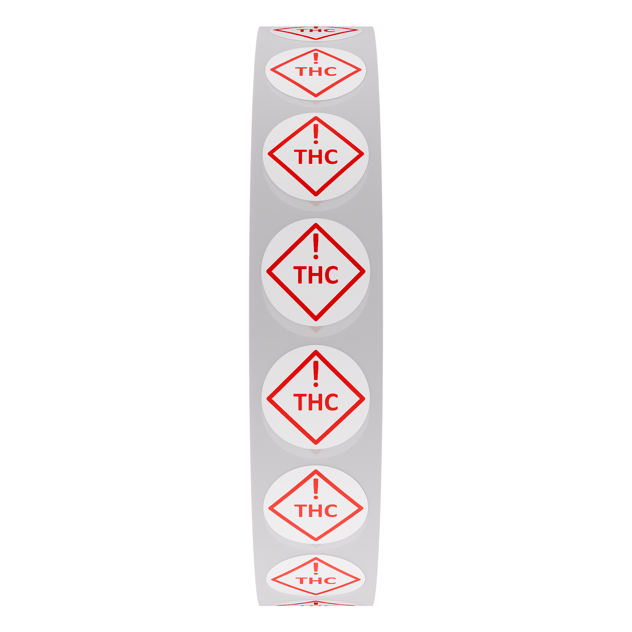 Colorado & Florida .5" Recreational THC Universal Marijuana Symbol (1,000 qty.)