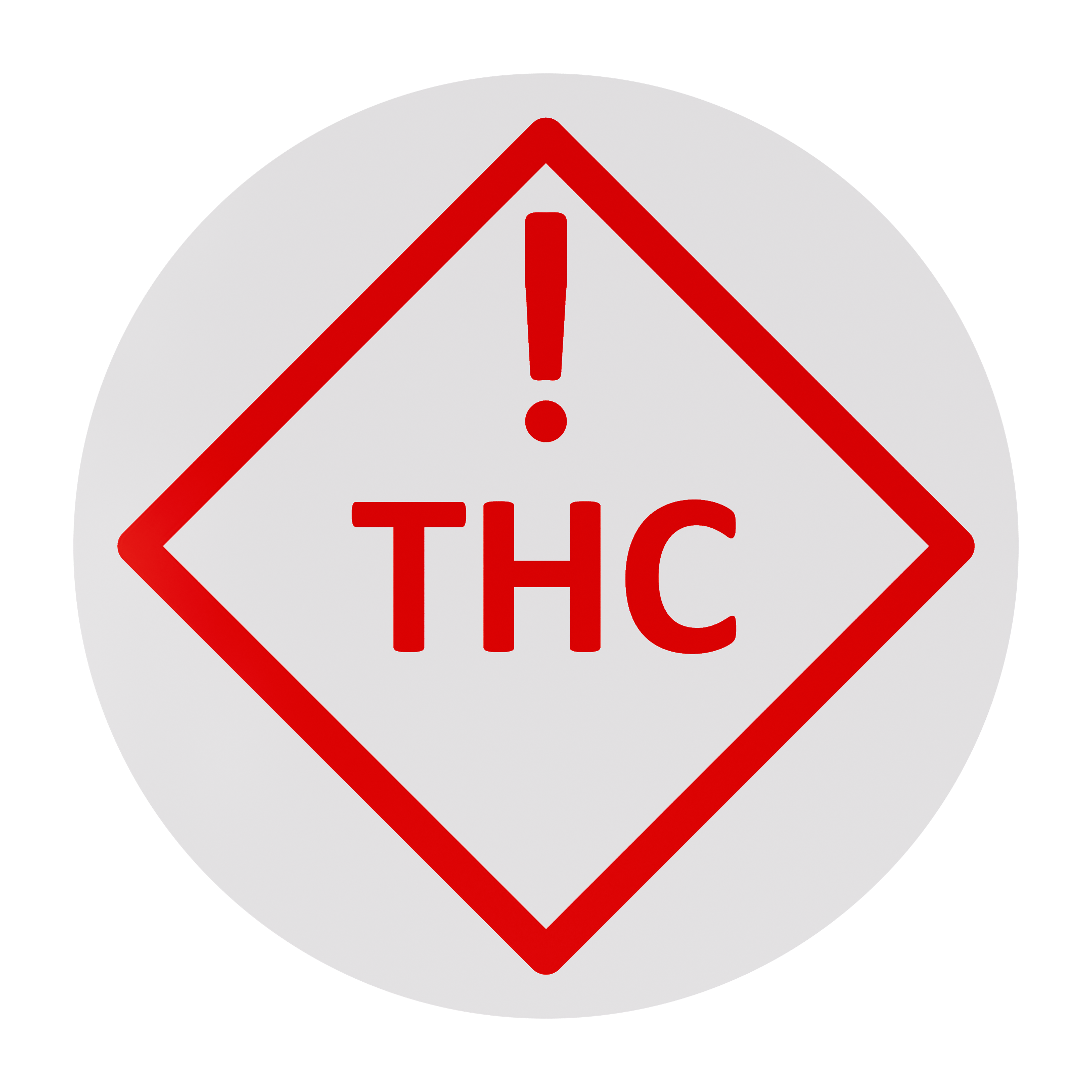 Colorado & Florida .5" Recreational THC Universal Marijuana Symbol (1,000 qty.)