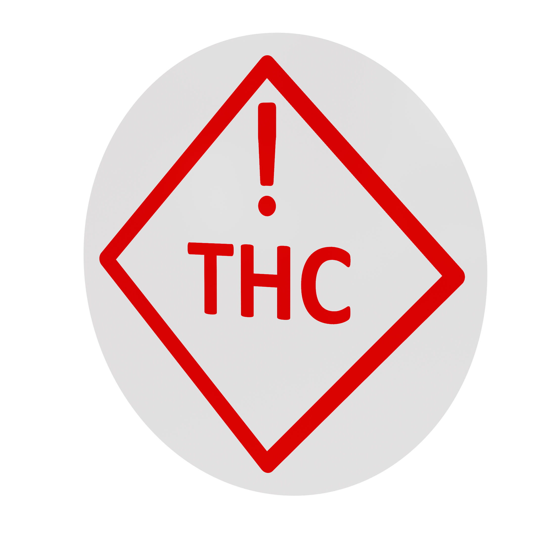 Colorado & Florida .5" Recreational THC Universal Marijuana Symbol (1,000 qty.)