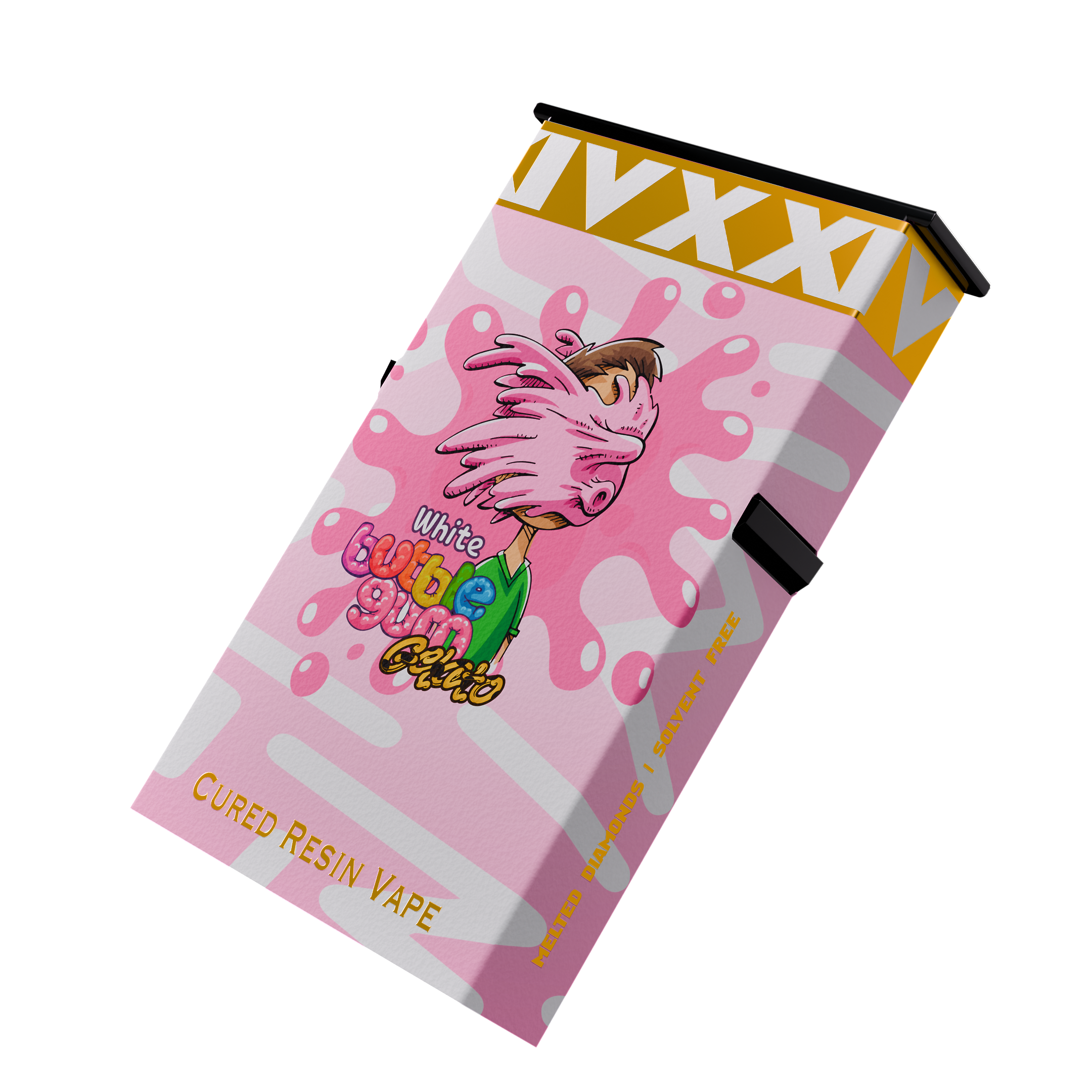 Premium Printed Designer Bubblegum Child Resistant CoverLock Slider Box - (275 qty.)