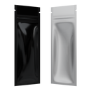 Gloss Black Vista Clear Translucent Transparent Dragon syringe king size pre roll top zipper smell proof mylar bags by HIGHLOCK. Best thick wholesale bulk dispensary custom child resistant packaging 420 barrier bags tamper evident resealable large food storage near me nearby 2.16x6 vape cartridge pen