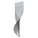 Gloss White Vista Clear Translucent Transparent Dragon Chewer syringe king size pre roll top zipper smell proof mylar bags by HIGHLOCK. Best thick wholesale bulk dispensary custom child resistant packaging 420 barrier bags tamper evident resealable large food storage 2.16x6 usa cheap amazon vape cartridge pen 