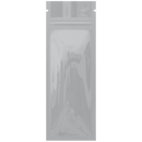 Gloss White Vista Clear Dragon Chewer syringe king size pre roll top zipper smell proof mylar bags by HIGHLOCK. Best thick wholesale bulk dispensary custom child resistant packaging 420 barrier bags tamper evident resealable large food storage heat sealable 2.16 x 6 vape cartridge pen