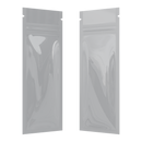 Gloss White Opaque Dragon syringe king size pre roll top zipper smell proof mylar bags by HIGHLOCK. Best thick wholesale bulk dispensary custom child resistant packaging 420 barrier bags tamper evident resealable large food storage near me nearby 2.16x6 vape cartridge pen