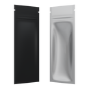 Matte Black Vista Clear Translucent Transparent Dragon syringe king size pre roll top zipper smell proof mylar bags by HIGHLOCK. Best thick wholesale bulk dispensary custom child resistant packaging 420 barrier bags tamper evident resealable large food storage near me nearby 2.16x6 vape cartridge pen