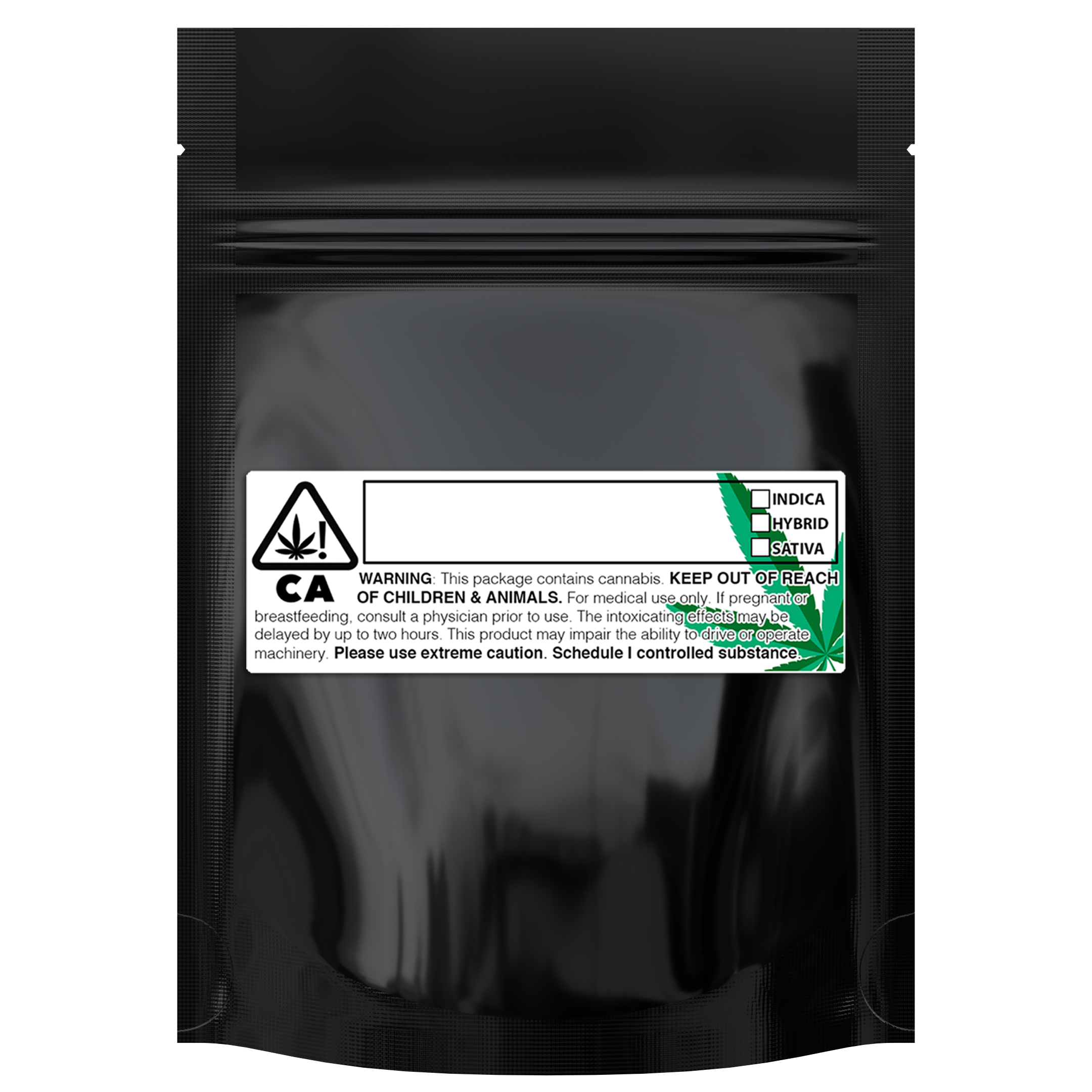 Gloss Black Vista Clear Translucent Transparent Dragon Chewer 3.5 g gram 1/8 ounce smell proof mylar bags by HIGHLOCK. Best thick wholesale bulk dispensary custom child resistant packaging 420 barrier bags tamper evident resealable large food storage baggies 3 x 5 strain cali custom stickers template generic free 3 x 1 logo 100 pack