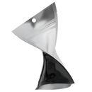 Gloss Black Vista Clear Translucent Transparent Dragon Chewer 3.5 g gram 1/8 ounce smell proof mylar bags by HIGHLOCK. Best thick wholesale bulk dispensary custom child resistant packaging 420 barrier bags tamper evident resealable large food storage 3x5 pouch gusset usa cheap Hang Hole