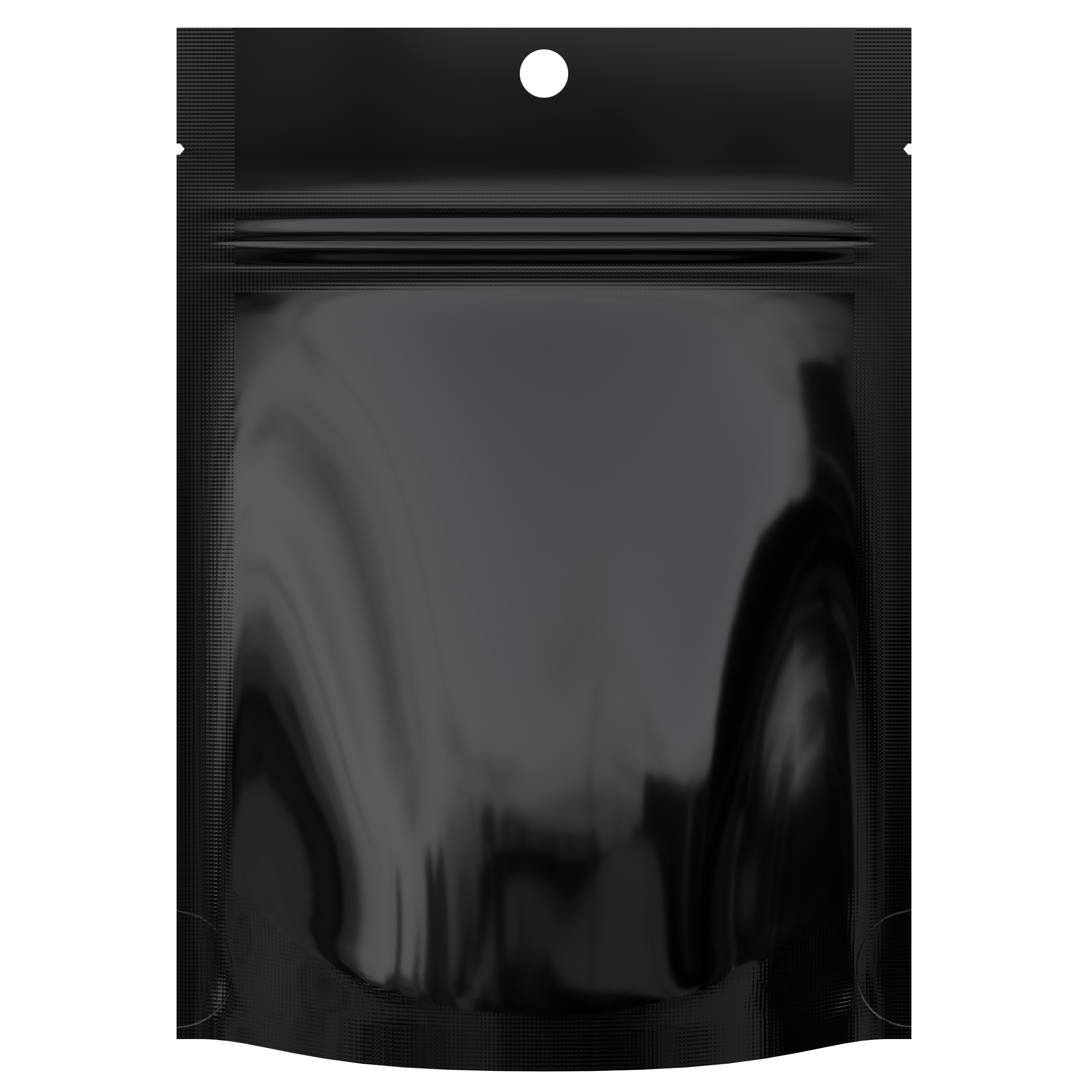 Gloss Black Vista Clear Dragon Chewer 3.5 g gram 1/8 quarter ounce smell proof mylar bags by HIGHLOCK. Best thick wholesale bulk dispensary custom child resistant packaging 420 barrier bags tamper evident resealable large food storage heat sealable 3 x 5 Hang Hole