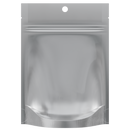 Gloss Black Vista Clear Dragon Chewer 3.5 g gram 1/8 smell proof mylar bags by HIGHLOCK. Best thick wholesale bulk dispensary custom child resistant packaging 420 barrier bags tamper evident resealable large food storage heat sealable tear notches 3 x 5 100 PACK hang hole