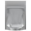 Gloss Black Vista Clear Dragon Chewer 3.5 g gram 1/8 smell proof mylar bags by HIGHLOCK. Best thick wholesale bulk dispensary custom child resistant packaging 420 barrier bags tamper evident resealable large food storage heat sealable tear notches 3 x 5