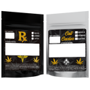 Gloss Black Vista Clear Translucent Transparent Dragon Chewer 3.5 g gram 1/8 ounce smell proof mylar bags by HIGHLOCK. Best thick wholesale bulk dispensary custom child resistant packaging 420 barrier bags tamper evident resealable large food storage 3x5 pouch gusset usa cheap rx printable strain cali custom stickers template generic 100 pack designer metallic gold