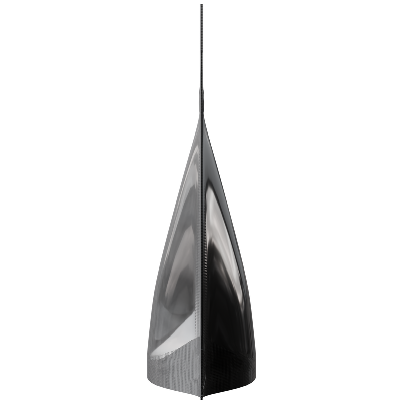 Gloss Black Vista Clear Dragon Chewer 3.5 g gram 1/8 smell proof mylar bags by HIGHLOCK. Best thick wholesale bulk dispensary custom child resistant packaging 420 barrier bags tamper evident resealable large food storage heat sealable tear notches plastic baggies 3 x 5 100 PACK hang hole