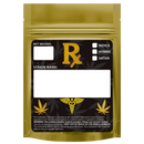 Gloss Gold Vista Clear Translucent Transparent Dragon 3.5 g gram 1/8 ounce smell proof mylar bags by HIGHLOCK. Best thick wholesale bulk dispensary custom child resistant packaging 420 barrier bags tamper evident resealable large food storage near me nearby 3 x 5 rx printable strain cali custom stickers template generic free 100 pack designer metallic gold