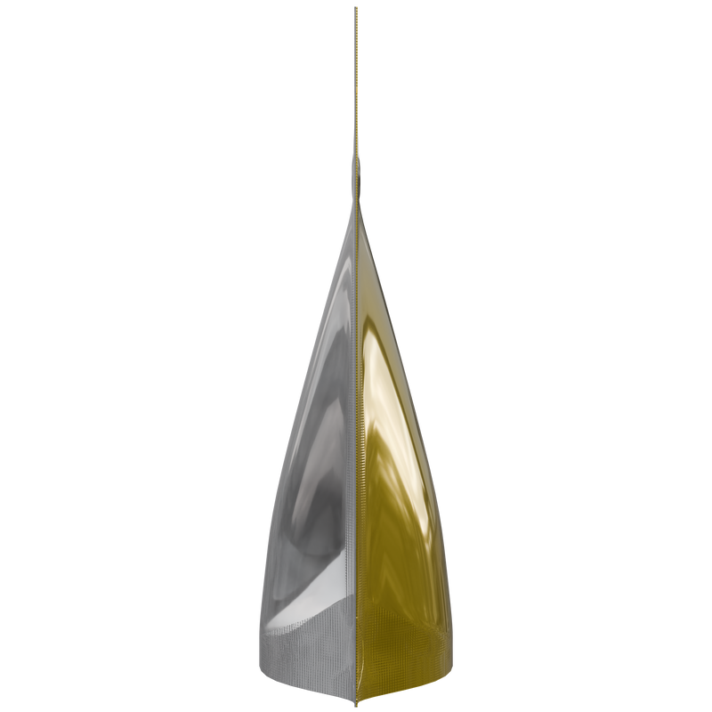 Gloss Gold Vista Clear Dragon Chewer 3.5 g gram 1/8 smell proof mylar bags by HIGHLOCK. Best thick wholesale bulk dispensary custom child resistant packaging 420 barrier bags tamper evident resealable large food storage heat sealable tear notches plastic baggies 3 x 5