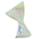 Gloss Holographic Vista Clear Dragon Chewer 3.5 g gram 1/8 smell proof mylar bags by HIGHLOCK. Best thick wholesale bulk dispensary custom child resistant packaging 420 barrier bags tamper evident resealable large food storage heat sealable tear notches 3 x 5 strain cali custom stickers template generic free 3 x 1 logo 100 pack universal symbol designer metallic gold