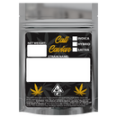 Gloss Silver Vista Clear Translucent Transparent Dragon Chewer 3.5 g gram 1/8 ounce smell proof mylar bags by HIGHLOCK. Best thick wholesale bulk dispensary custom child resistant packaging 420 barrier bags tamper evident resealable large food storage baggies 3 x 5 strain cali custom stickers template generic free 3 x 1 logo 100 pack designer metallic gold