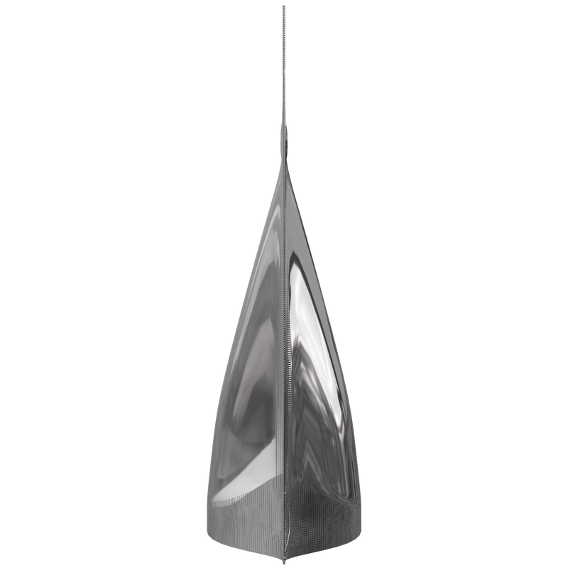Gloss Silver Vista Clear Dragon Chewer 3.5 g gram 1/8 smell proof mylar bags by HIGHLOCK. Best thick wholesale bulk dispensary custom child resistant packaging 420 barrier bags tamper evident resealable large food storage heat sealable tear notches plastic baggies 3 x 5 100 PACK