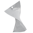 Gloss White Opaque Dragon Chewer 3.5 g gram 1/8 ounce smell proof mylar bags by HIGHLOCK. Best thick wholesale bulk dispensary custom child resistant packaging 420 barrier bags tamper evident resealable large food storage 3x5 pouch gusset usa cheap Hang Hole