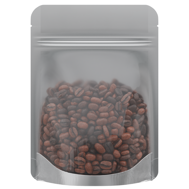 Kraft Paper Vista Clear Translucent Transparent Dragon Chewer 3.5 g gram 1/8 ounce smell proof mylar bags by HIGHLOCK. Best thick wholesale bulk dispensary custom child resistant packaging 420 barrier bags tamper evident resealable large food storage baggies 3 x 5