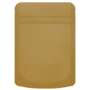 Kraft Paper Opaque Dragon Chewer 3.5 g gram 1/8 quarter ounce smell proof mylar bags by HIGHLOCK. Best thick wholesale bulk dispensary custom child resistant packaging 420 barrier bags tamper evident resealable large food storage heat sealable 3 x 5