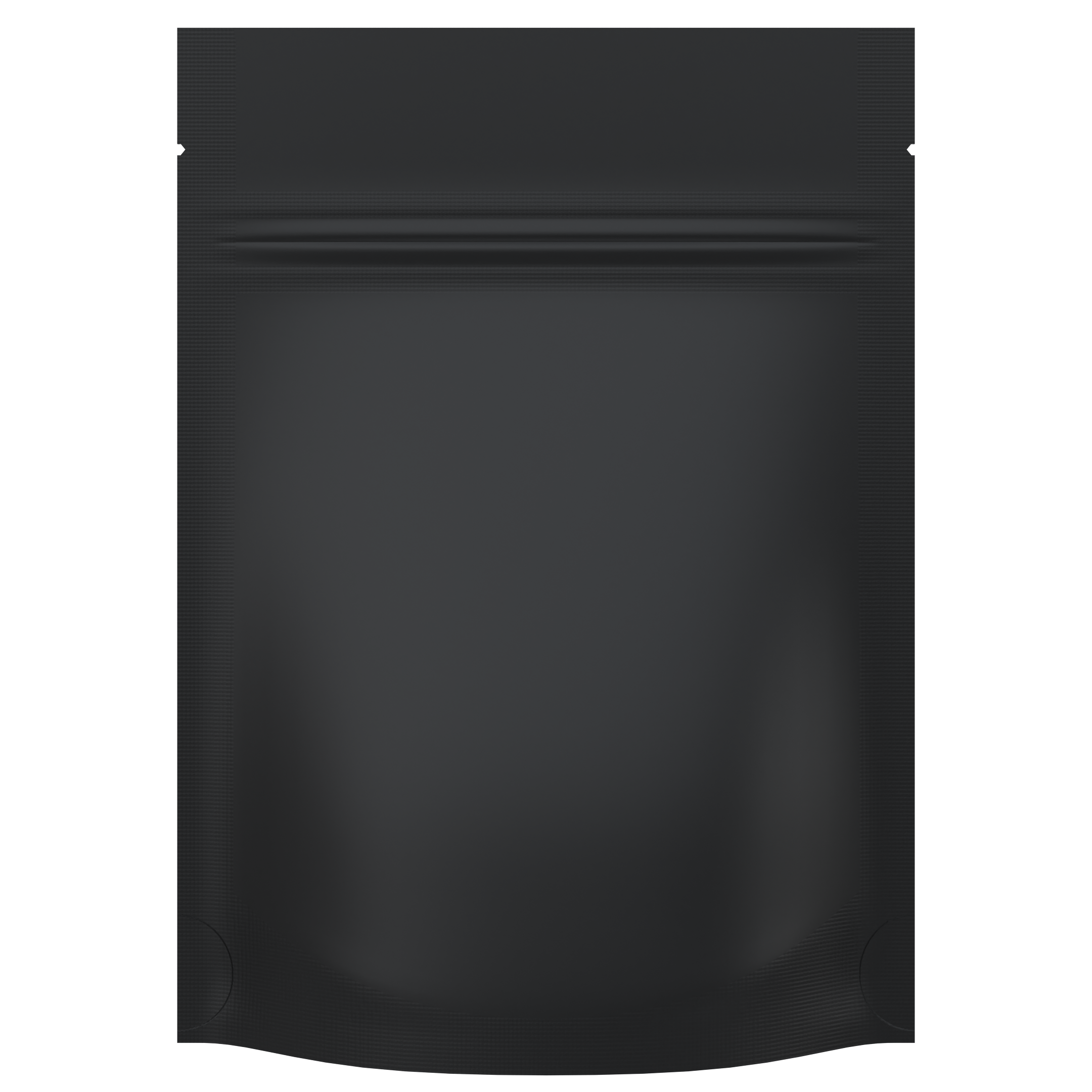 Matte Black Vista Clear Dragon Chewer 3.5 g gram 1/8 quarter ounce smell proof mylar bags by HIGHLOCK. Best thick wholesale bulk dispensary custom child resistant packaging 420 barrier bags tamper evident resealable large food storage heat sealable 3 x 5 100 PACK