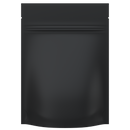 Matte Black Vista Clear Dragon Chewer 3.5 g gram 1/8 quarter ounce smell proof mylar bags by HIGHLOCK. Best thick wholesale bulk dispensary custom child resistant packaging 420 barrier bags tamper evident resealable large food storage heat sealable 3 x 5 100 PACK