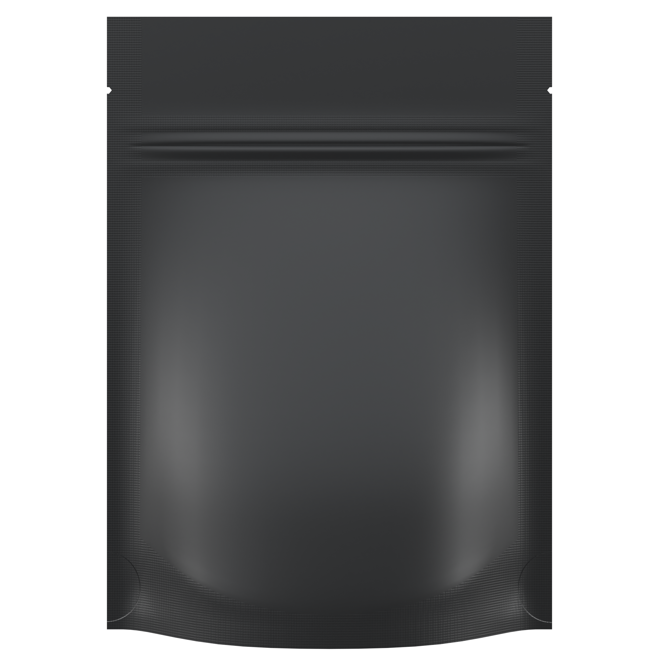 Matte Black Opaque Dragon Chewer 3.5 g gram 1/8 ounce smell proof mylar bags by HIGHLOCK. Best thick wholesale bulk dispensary custom child resistant packaging 420 barrier bags tamper evident resealable large food storage baggies 3 x 5 100 PACK