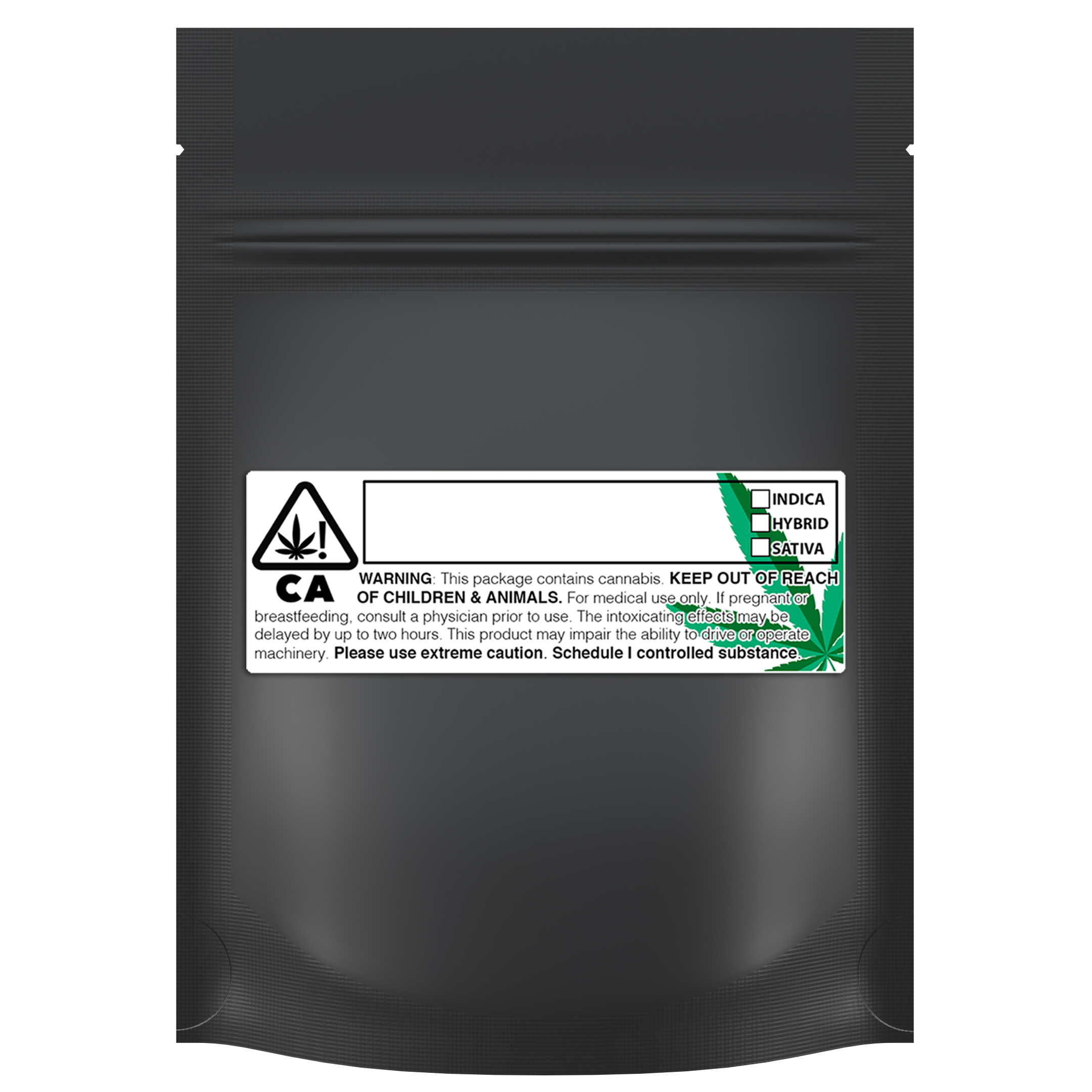 Matte Black Opaque Dragon Chewer 3.5 g gram 1/8 ounce smell proof mylar bags by HIGHLOCK. Best thick wholesale bulk dispensary custom child resistant packaging 420 barrier bags tamper evident resealable large food storage baggies 3 x 5 strain cali custom stickers template generic free 3 x 1 logo 100 pack
