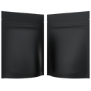 Matte Black Opaque Dragon 3.5 g gram 1/8 ounce smell proof mylar bags by HIGHLOCK. Best thick wholesale bulk dispensary custom child resistant packaging 420 barrier bags tamper evident resealable large food storage near me nearby 3 x 5